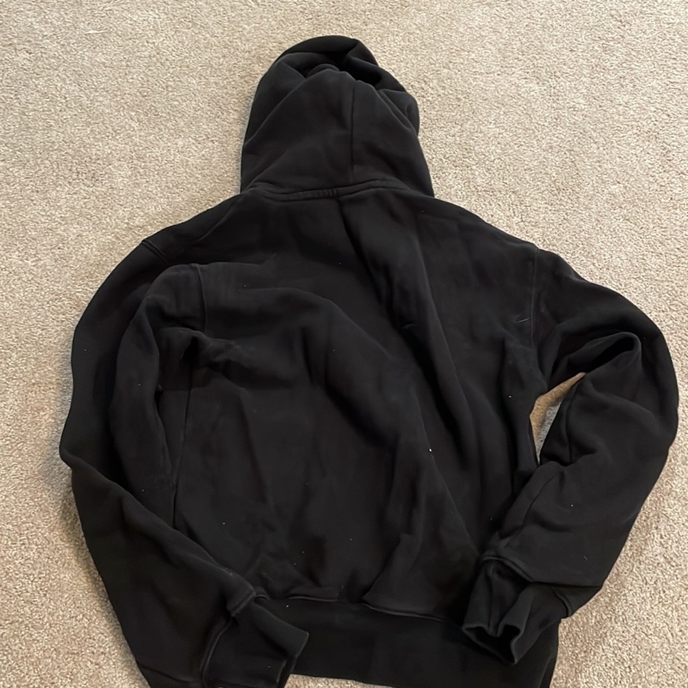 Aritzia cozy fleece perfect hoodie black, xs - Picture 4 of 4